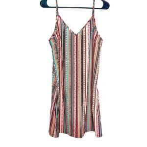 Striped Print Cami Dress SIZE: Large NWT